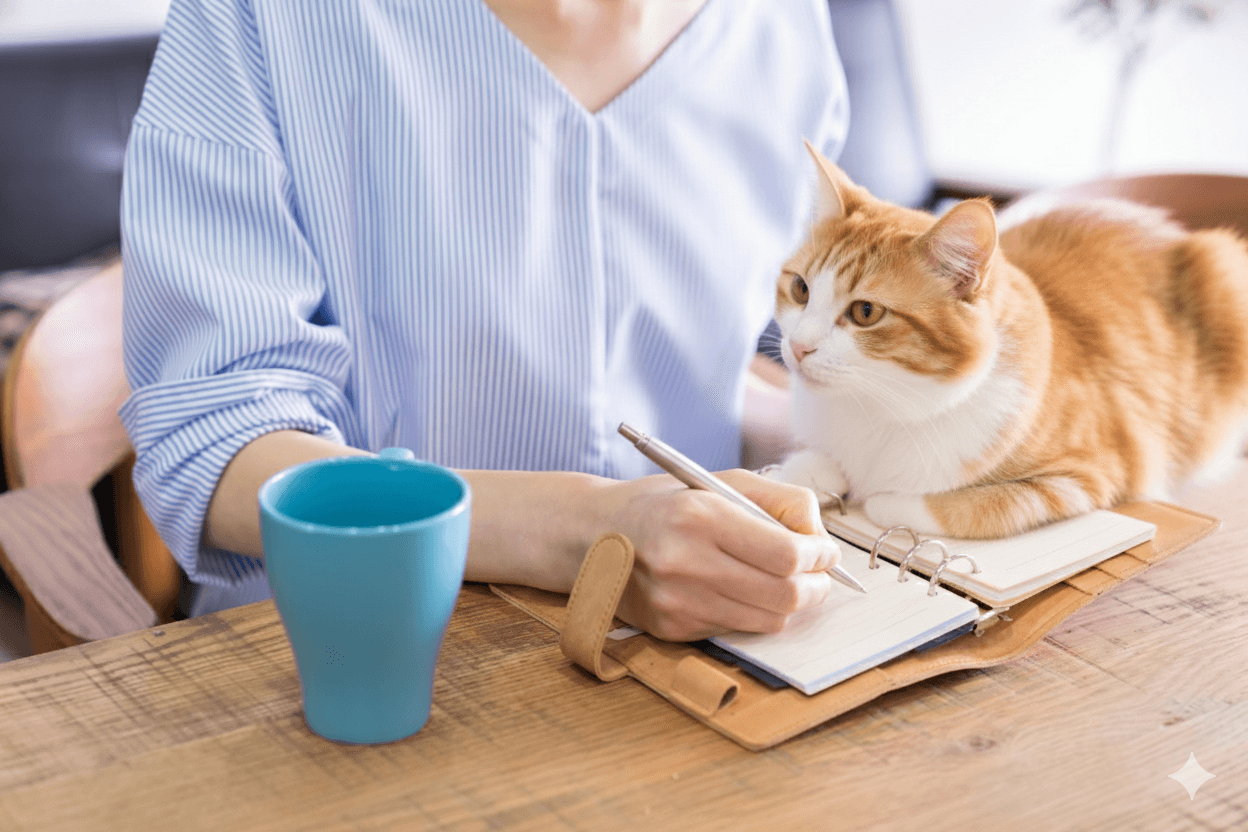 猫と一緒に過ごす時間